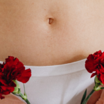 belly and flower